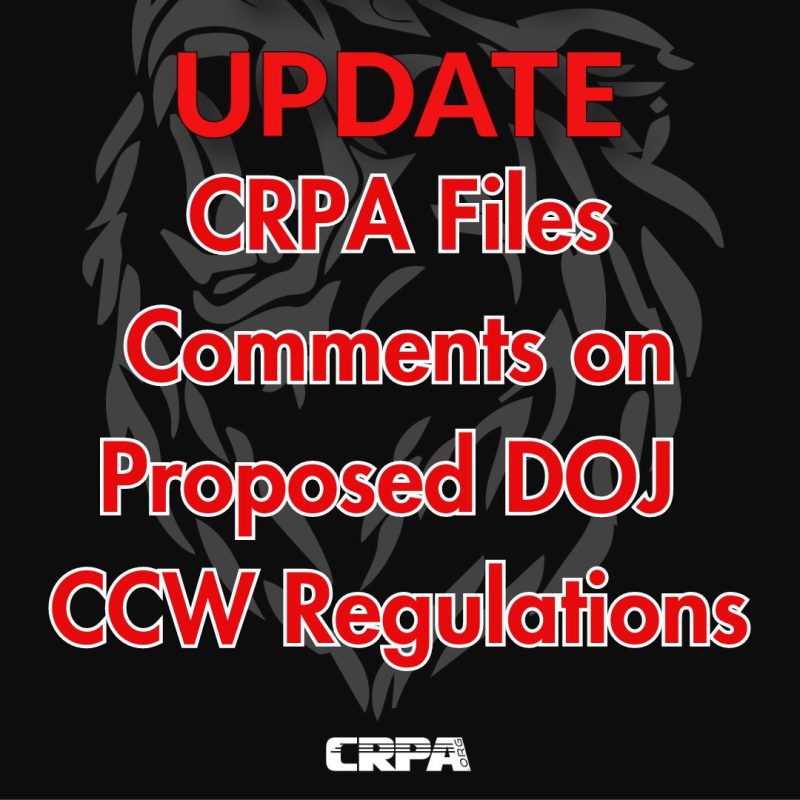 CRPA Legal Update
